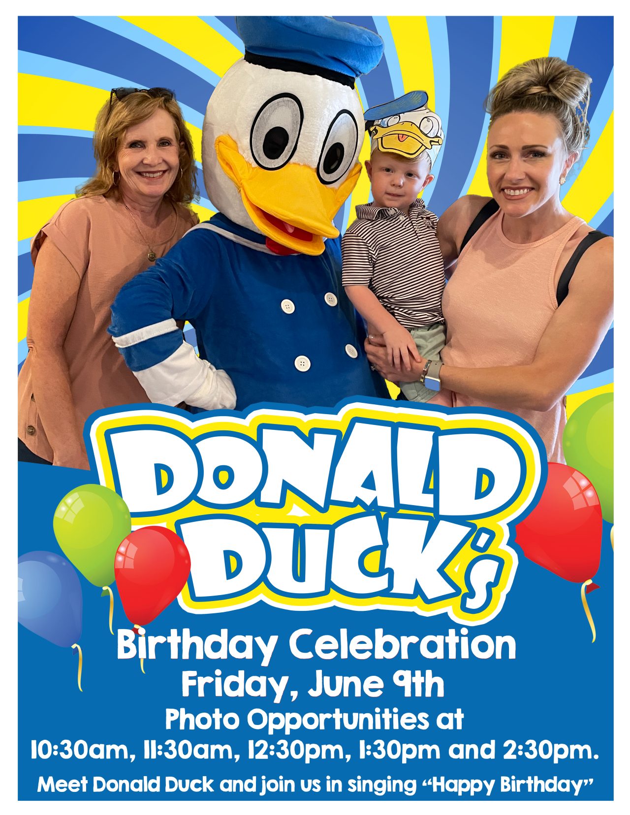 Donald Duck Day The Woodlands Children's Museum