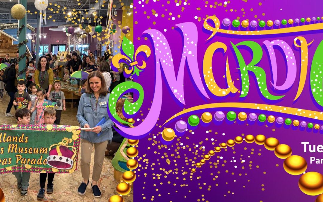 Mardi Gras Celebration and INDOOR Parades at 10:30am & 11:30am